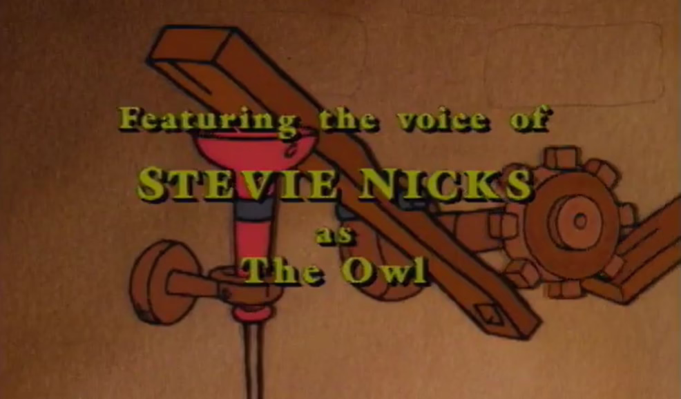 Q. Has Stevie Nicks ever done voiceover work for a cartoon or an animated film?