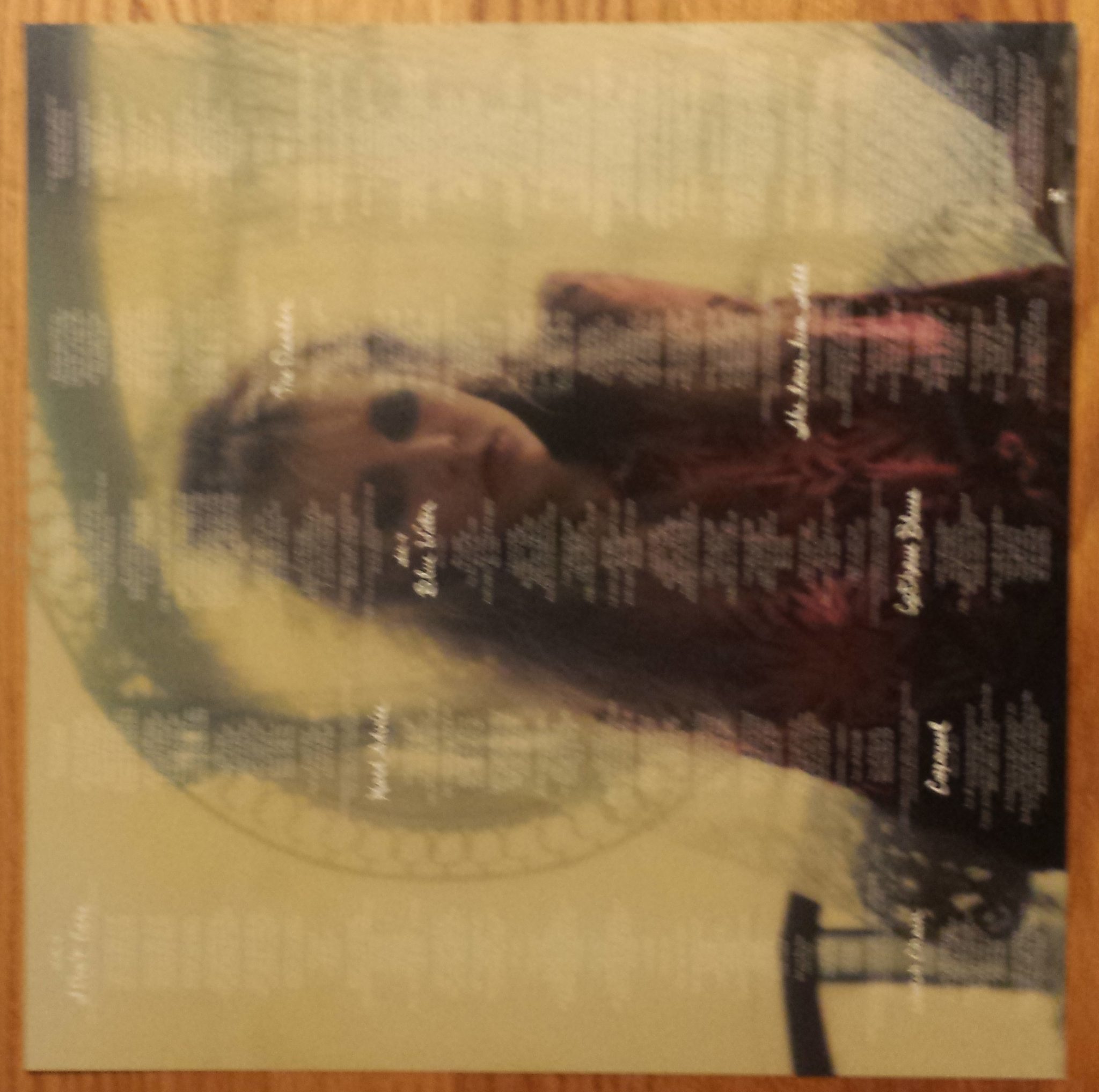 Lyric sheet - side 2