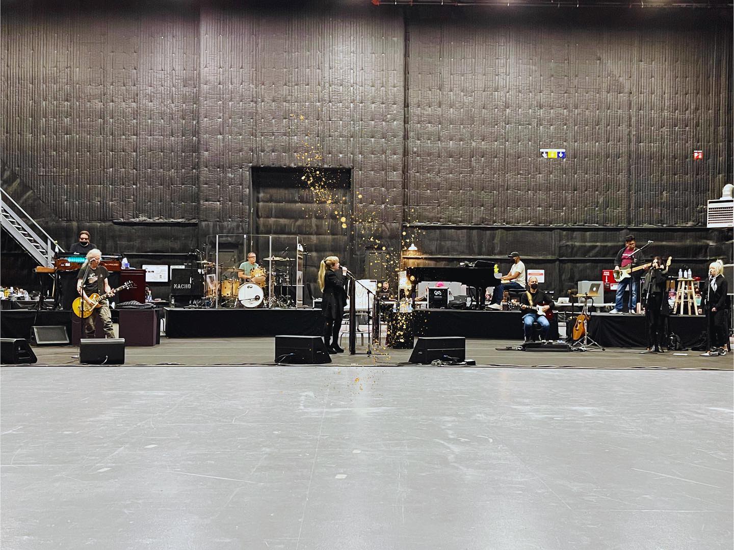 Stevie Nicks rehearses for tour, asks for set list requests