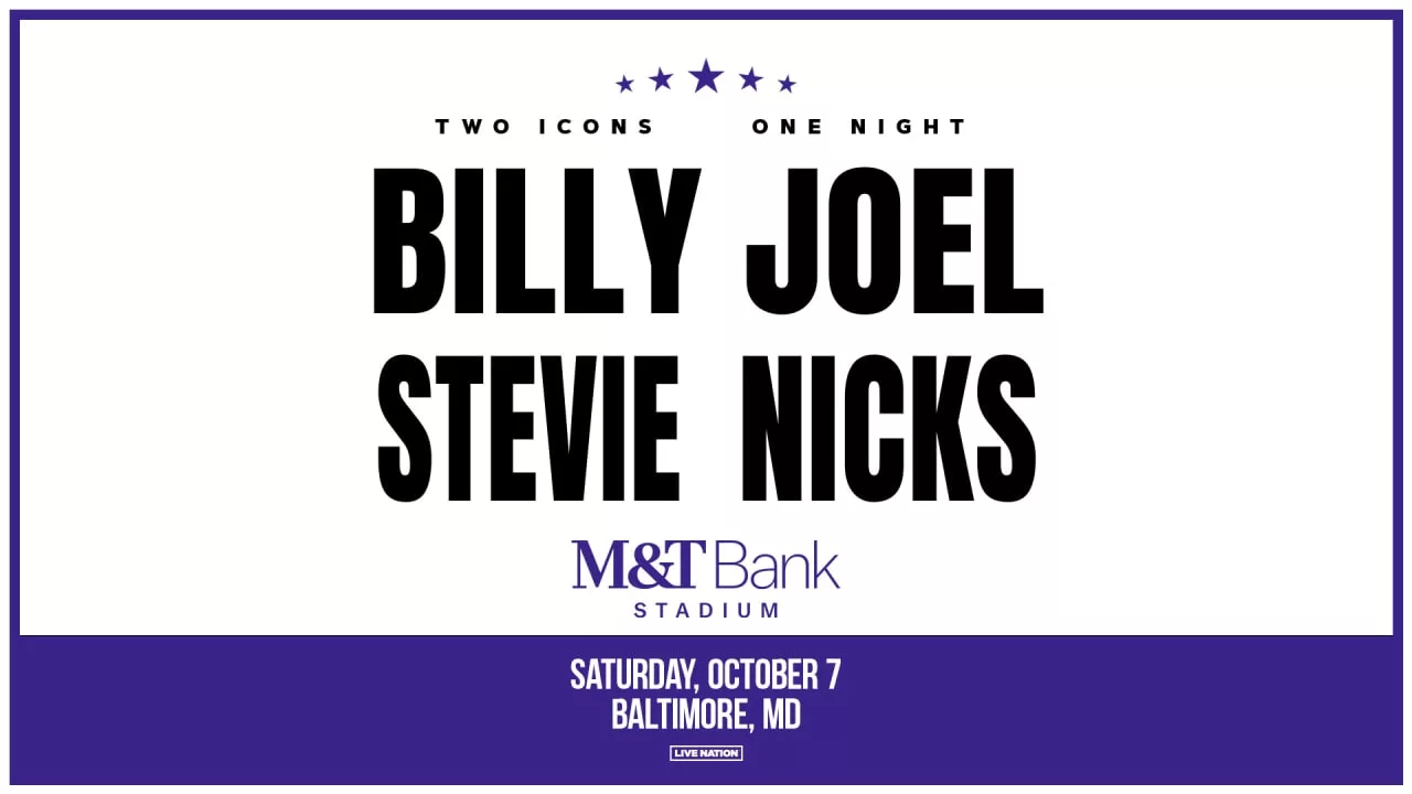 Stevie Nicks with Billy Joel – M&T Bank Stadium, Baltimore MD, 10/7/2023