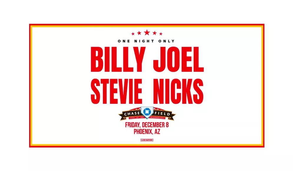 Stevie Nicks with Billy Joel – Chase Field, Phoenix AZ  12/8/2023